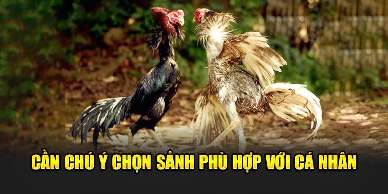 Cần chú ý chọn sảnh phù hợp với cá nhân